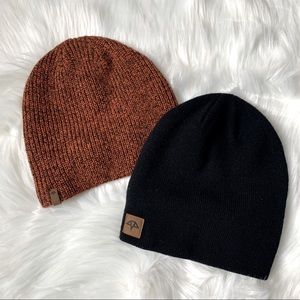Two Celtek beanies